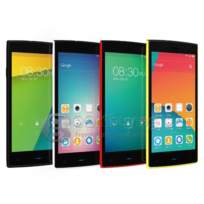 INEW V1 5.0 inch Android 4.4 Smartphone MTK6582 Quad Core 1.3GHz 1GB RAM 8GB ROM WiFi GPS 3G FWVGA IPS - White