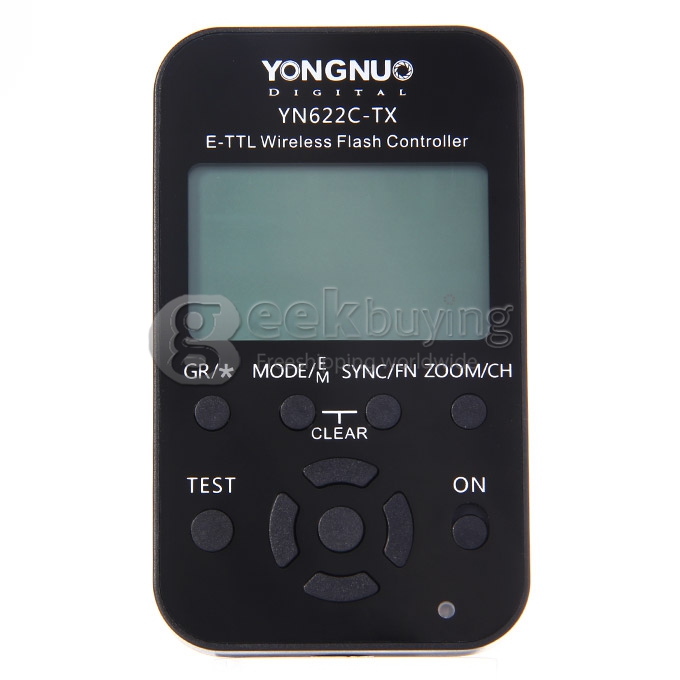 Yongnuo YN-622C-TX ETTL Wireless LCD Flash Controller Trigger Transceiver for Canon DSLR 5D 5DII 5DIII 60D 7D 550D 500D