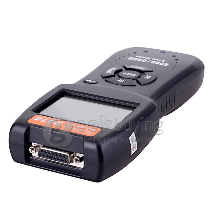 Professional D900 OBD2 Read Decoder Scanner / Car Diagnostic Tool - Black + Orange