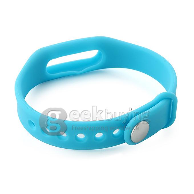 Replacement Wrist Strap Wearable Wrist Band for XIAOMI MI Band Bluetooth Bracelet - Blue