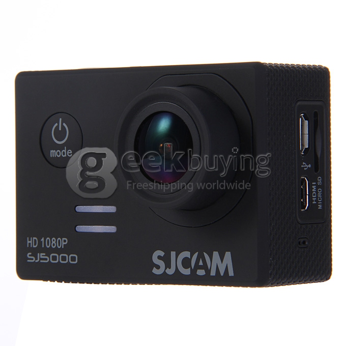 SJCAM SJ5000 Sports Camera Novatek 96655 14MP 1080P 2.0 Inch 170 Degrees Lens Diving HD Camcorder Car DVR - Black