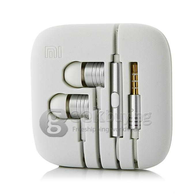 Original Xiaomi Smartphone Piston 2 II In-Ear Earphones Wire Control Mic for iPhone iPod Android - Silver
