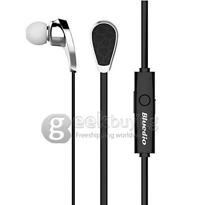 Bluedio N2 Waterproof Wireless Bluetooth 4.1 Stereo Earbuds Earphone Heaset Headphone Built-in Microphone - Black