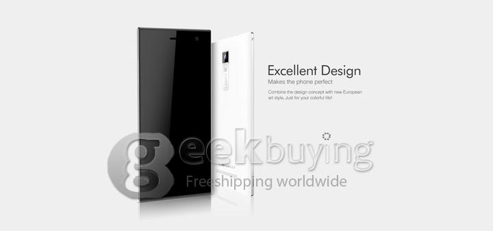 LEAGOO Lead 1i MTK6582 Quad Core 1.3GHz 5.5Inch Smartphone Android4.4 1GB+8GB 13.0MP 5.0MP IPS HD 3G/GPS/OTG - Black