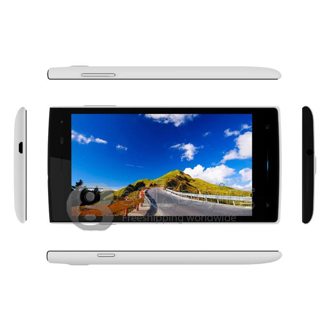 INEW V1 5.0 inch Android 4.4 Smartphone MTK6582 Quad Core 1.3GHz 1GB RAM 8GB ROM WiFi GPS 3G FWVGA IPS - White