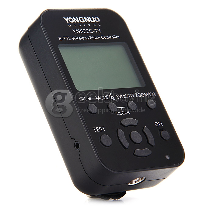 Yongnuo YN-622C-TX ETTL Wireless LCD Flash Controller Trigger Transceiver for Canon DSLR 5D 5DII 5DIII 60D 7D 550D 500D