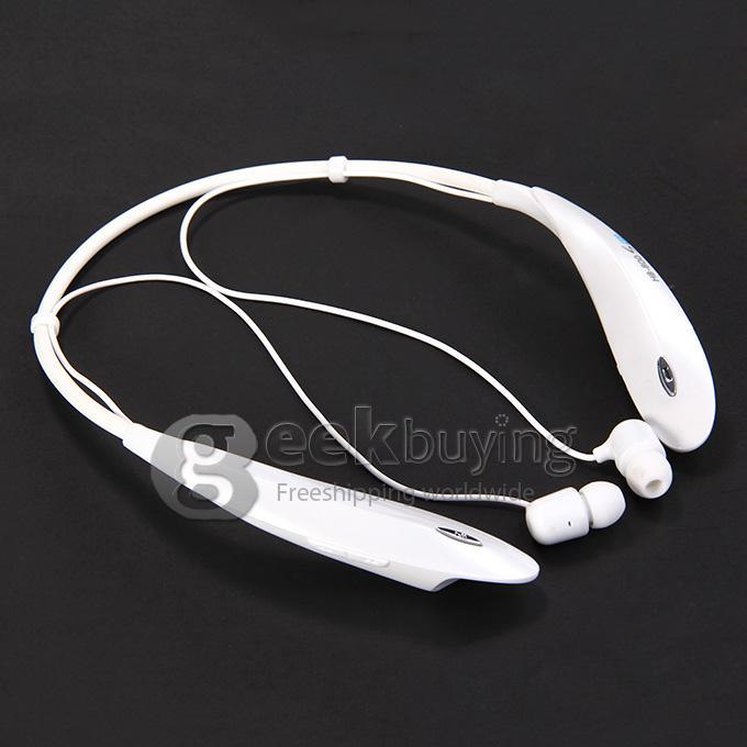 HB-800S CSR Bluetooth 4.0 Wireless Neck Headphone Stereo Earphone with Mic for iPhone Samsung HTC - White