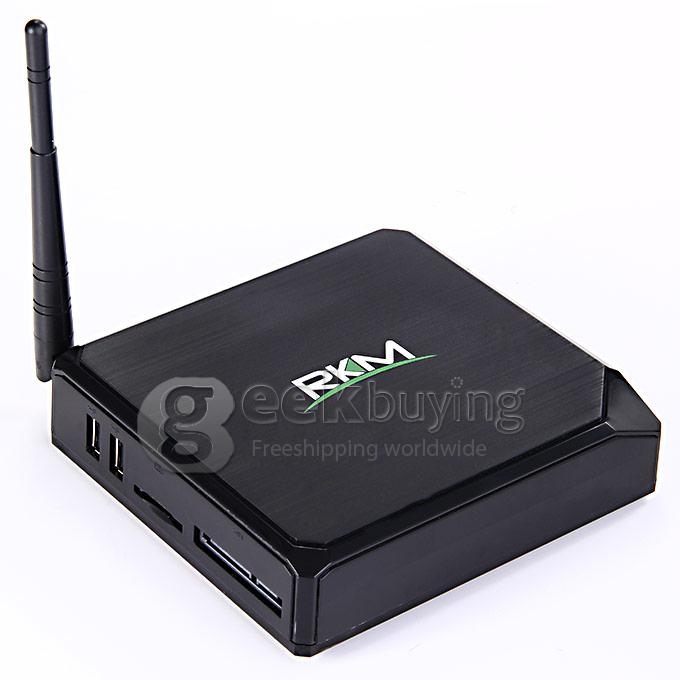RKM MK80 Plus Allwinner A80 Octa Core 4K Media Player 4G RAM 32G ROM 802.11AC 2.4G/5G WIFI Bluetooth SATA DLNA USB 3.0 - Black