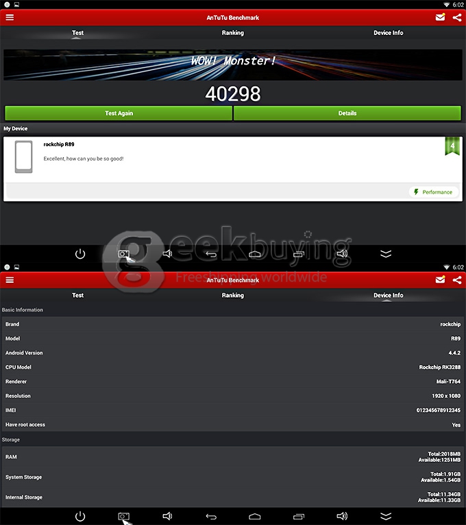 Ubox R89 RK3288 Qaud Core 1.8GHz Andriod 4.4 Mini TV Box HDMI HDD Player 2G/16G 802.11AC WIFI Bluetooth 4.0 OTA - Black