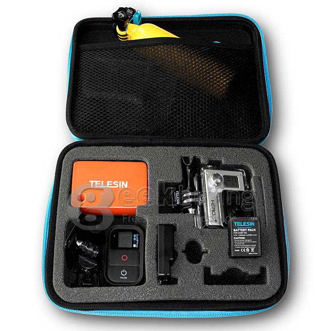 Travel Box Travel Waterproof Bag Travel Large Carry Case for GoPro HD Hero1/2/3 - Black