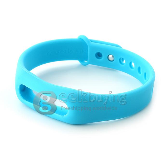 Replacement Wrist Strap Wearable Wrist Band for XIAOMI MI Band Bluetooth Bracelet - Blue
