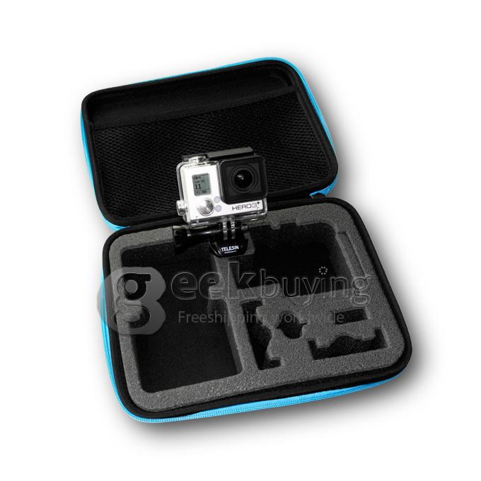 Travel Box Travel Waterproof Bag Travel Large Carry Case for GoPro HD Hero1/2/3 - Black