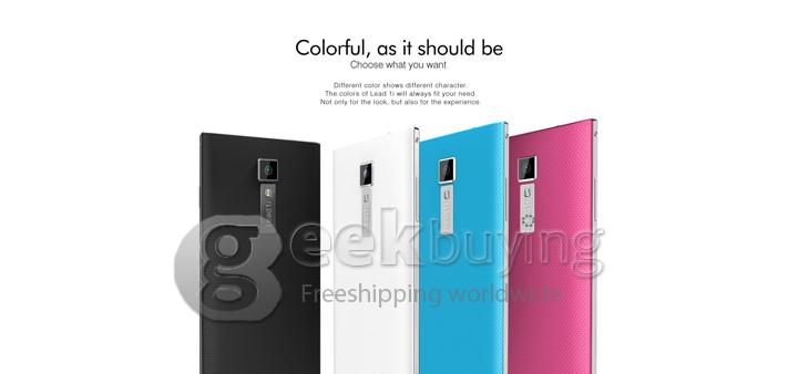 LEAGOO Lead 1i MTK6582 Quad Core 1.3GHz 5.5Inch Smartphone Android4.4 1GB+8GB 13.0MP 5.0MP IPS HD 3G/GPS/OTG - Black