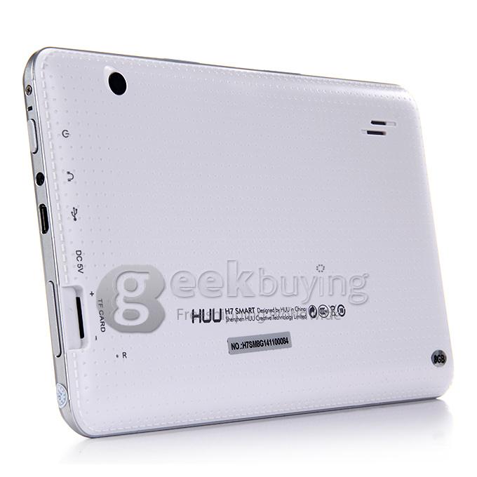 H7 Smart RK3126 Cortex-A9 Quad Core 7 Inch Tablet PC Android 4.4 OS 8GB ROM IPS Capacitive Touch Screen  - White