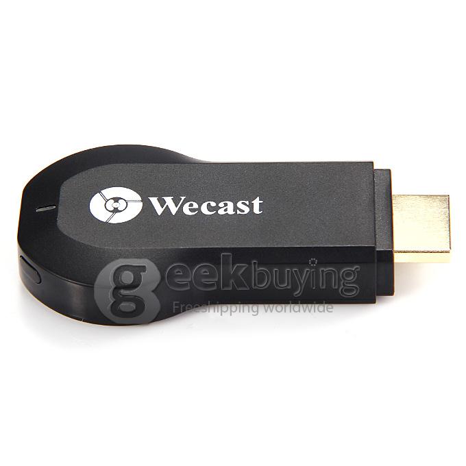 Wecast C2 Miracast DLNA WiFi Display Mini TV Dongle Stick Airplay HDMI 1080P for Android iOS Windows - Black