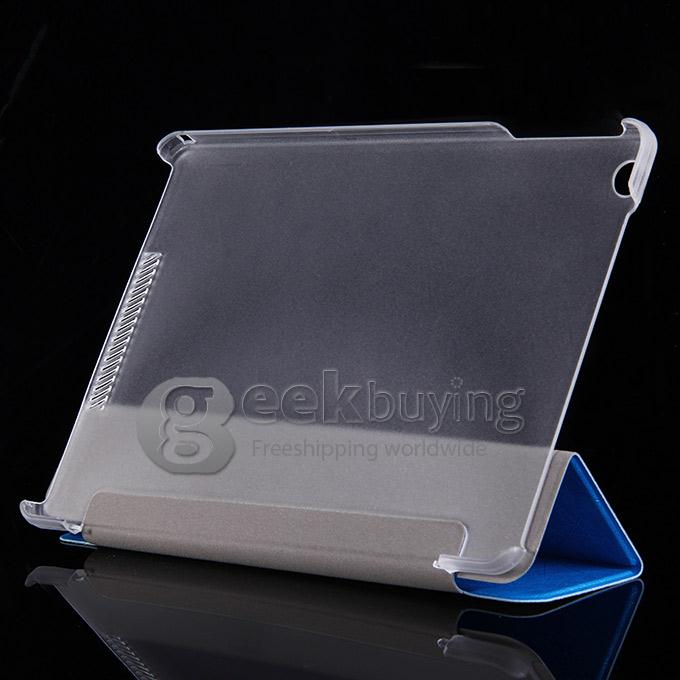 High Quality PU Leather Stand Case for Teclast P98 3G x98Air x98AirII Tablet PC - Blue