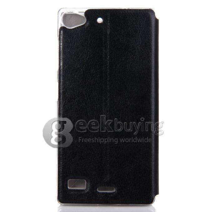 [HK Stock] Védő fedél Flip állvány bőr tok Lenovo Vibe X2 High Quality - fekete