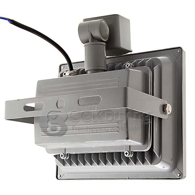 IP65 10W 900Lm IR Infrared Motion Sensor LED Flood Light Garden Lamp - Cold White