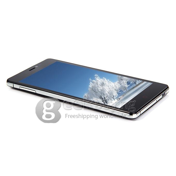 JIAKE V13 5.5inch Android 4.4 Phone MTK6572W Dual Core 1.2GHz Smartphone QHD 4GB ROM 2.0MP+0.3MP 3G GPS Smart Wake-Black