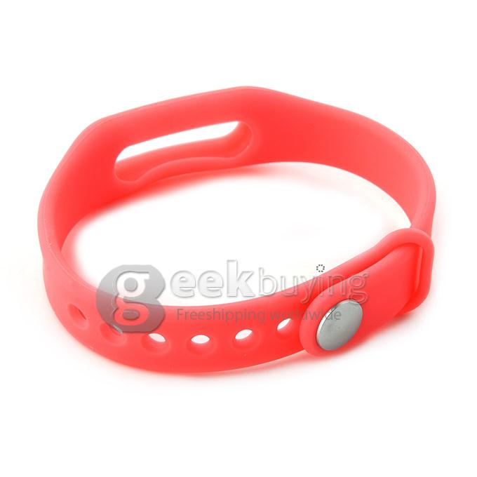 Replacement Wrist Strap Wearable Wrist Band for XIAOMI MI Band Bluetooth Bracelet - Pink