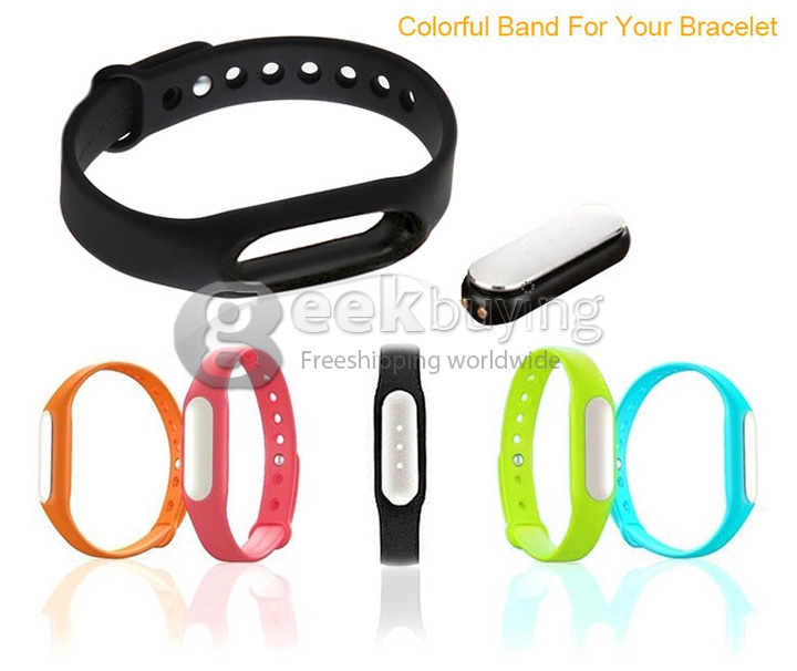 New Original Xiaomi Miband IP67 Smart Bluetooth 4.0 Bracelet Sleep Monitor 30 Day Standby Pedometer Support Android iPhone - Black