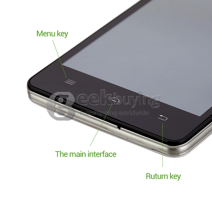 VK1000 5 Inch FDD-LTE 4G Smartphone IPS QHD Screen MTK6582+6290 Dual Platform 1GB RAM 4GB ROM 8.0MP Android 4.2 OTG/GPS - White