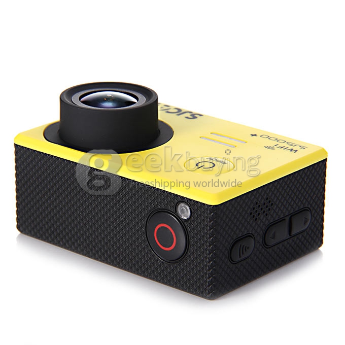 SJCAM SJ5000 Plus Ambarella A7LS75 16MP 1080P 60FPS WiFi Action Camera 1.5 Inch 170 Degrees Lens Diving HD Camcorder Car DVR - Yellow