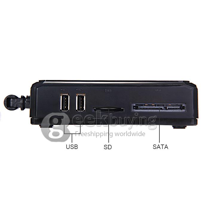 RKM MK80 Plus Allwinner A80 Octa Core 4K Media Player 4G RAM 32G ROM 802.11AC 2.4G/5G WIFI Bluetooth SATA DLNA USB 3.0 - Black
