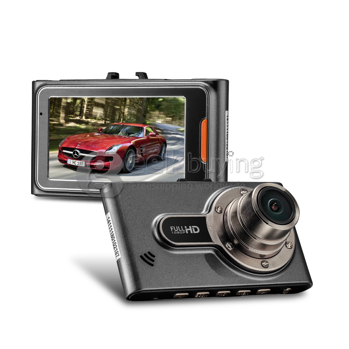 Dome G95A Ambarella A7 Full HD 1296P 30fps 2.7 Inch 178 Degree Angle Car DVR Recorder H.264 with G-sensor Dashcam