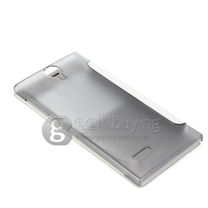 Original View Style Flip Cover Protective Case for ULEFONE BE ONE Smartphone - White