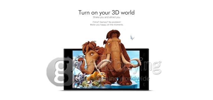 LEAGOO Lead 1i MTK6582 Quad Core 1.3GHz 5.5Inch Smartphone Android4.4 1GB+8GB 13.0MP 5.0MP IPS HD 3G/GPS/OTG - Black