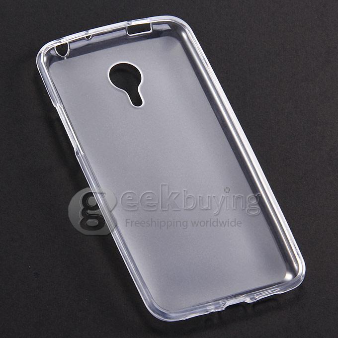 [HK Stock]Original Silicon Protect Cover Brand New Soft Case for MEIZU MX4 - Transparent