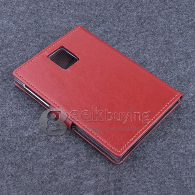 Protective Hard Cover Flip Stand Leather Case for Blackberry Passport