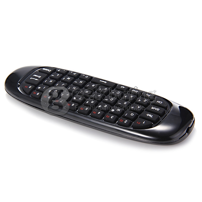 GK001 2.4GHz Air Mouse + English Keyboard for TV Motion Sensing Game