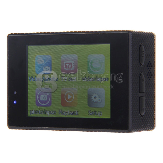 SJCAM SJ5000 WiFi Sports Camera Novatek 96655 14MP 1080P 2.0 Inch 170 Degrees Lens Diving HD Camcorder Car DVR - Golden