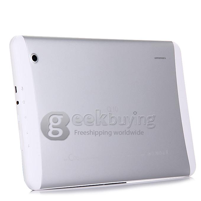 ICOO Q10 3G Call Android 4.4 Tablet PC MTK8312 10.1 Inch 8GB ROM 1024 x 600 Capacitive Screen - Silver