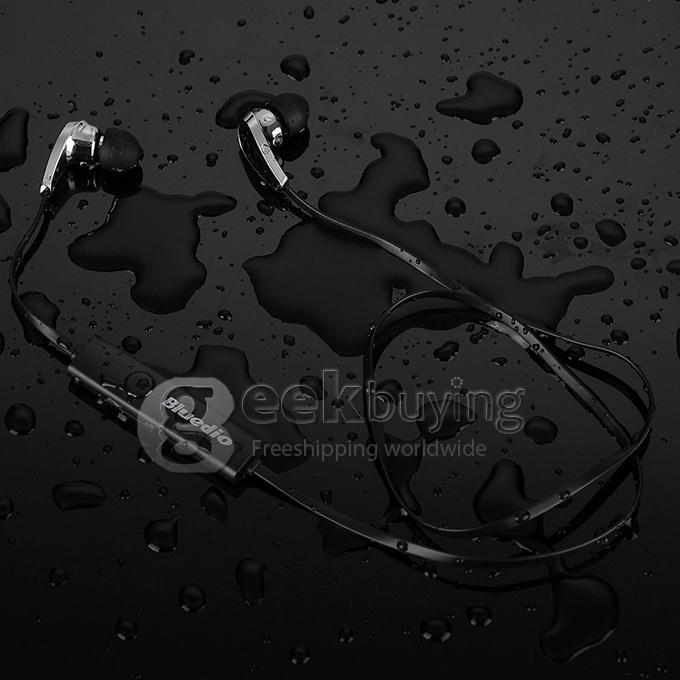 Bluedio N2 Waterproof Wireless Bluetooth 4.1 Stereo Earbuds Earphone Heaset Headphone Built-in Microphone - Black