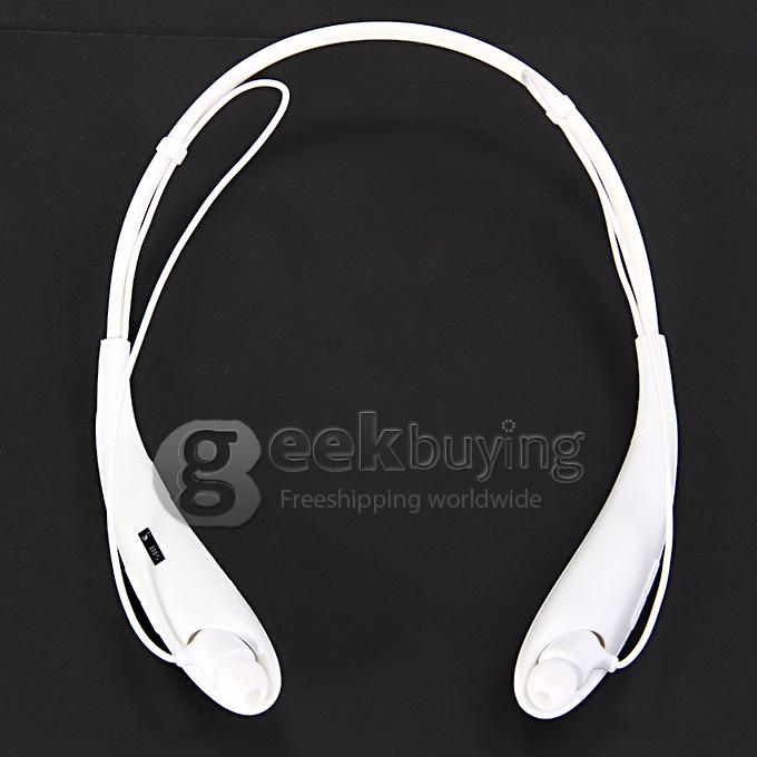 HB-800S CSR Bluetooth 4.0 Wireless Neck Headphone Stereo Earphone with Mic for iPhone Samsung HTC - White