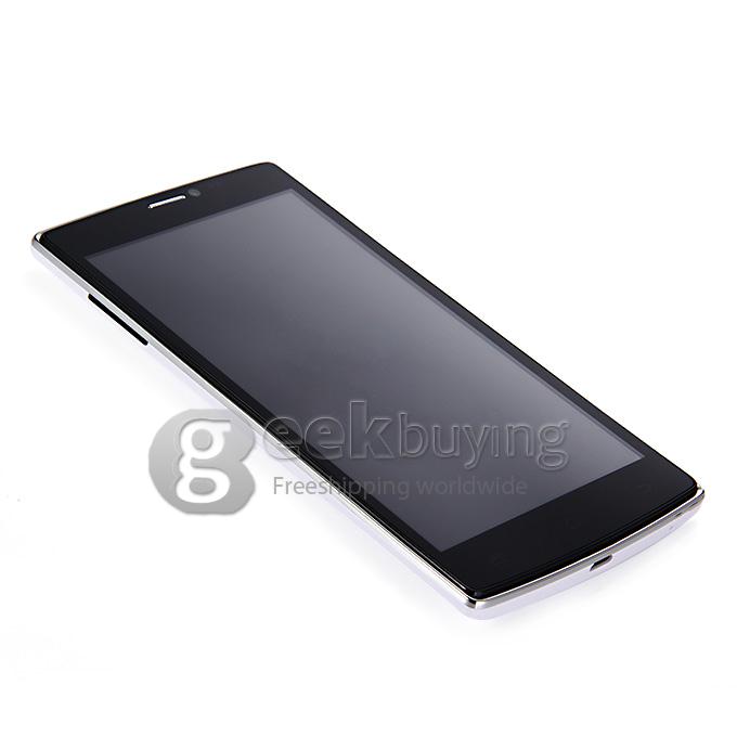 MIJUE G6 5.5inch MTK6572W Dual Core 1.2GHz Smartphone QHD Android 4.4 4GB ROM 2MP+0.3MP 3G GPS Dual SIM Smart Wake-White