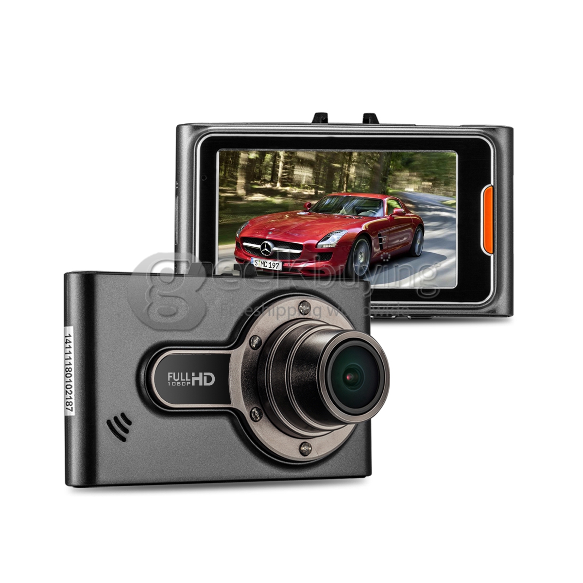 Dome G95A Ambarella A7 Full HD 1296P 30fps 2.7 Inch 178 Degree Angle Car DVR Recorder H.264 with G-sensor Dashcam