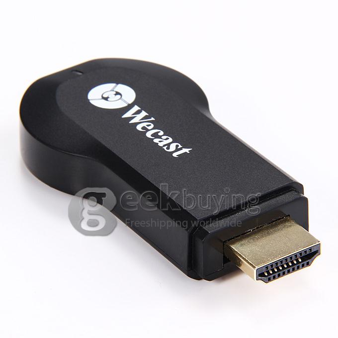 Wecast C2 Miracast DLNA WiFi Display Mini TV Dongle Stick Airplay HDMI 1080P for Android iOS Windows - Black