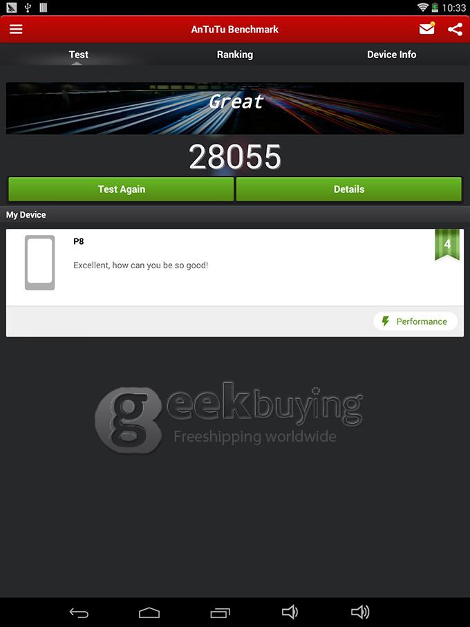 PiPO P8 RK3288 Quad Core 1.8GHz 7.85 inch Tablet PC Android 4.4 Retina 2048*1536 Touch Screen 2GB/32GB 3G Call - White