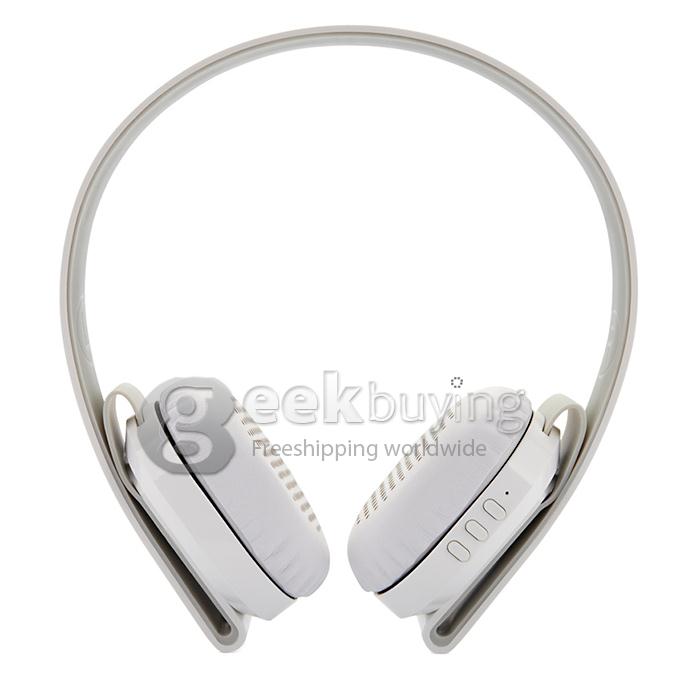 Syllable G600 Wireless Bluetooth 4.0 Headphone Earphone Deep Bass Built-in Mic/ 40mm Speaker - White