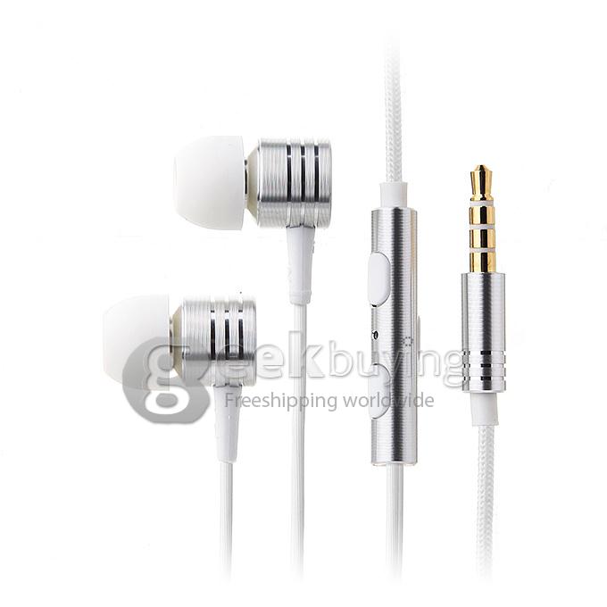 Original Xiaomi Smartphone Piston 2 II In-Ear Earphones Wire Control Mic for iPhone iPod Android - Silver