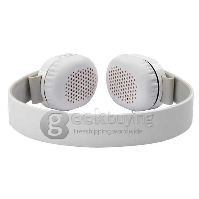 Syllable G600 Wireless Bluetooth 4.0 Headphone Earphone Deep Bass Built-in Mic/ 40mm Speaker - White
