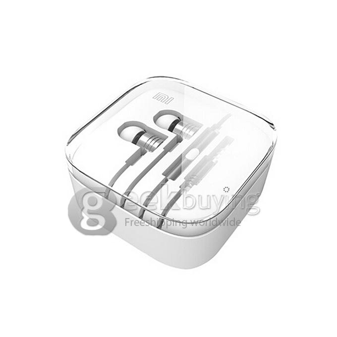 Original Xiaomi Smartphone Piston 2 II In-Ear Earphones Wire Control Mic for iPhone iPod Android - Silver