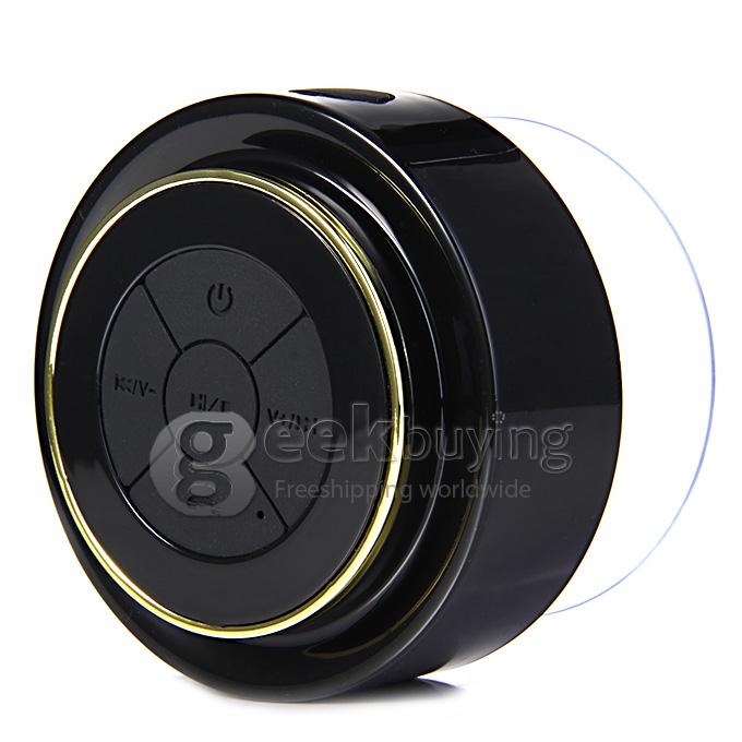 F102 IP67 Waterproof Creations Wireless Bluetooth 3.0 Shower Suction Speaker Hand-free Function - Gold