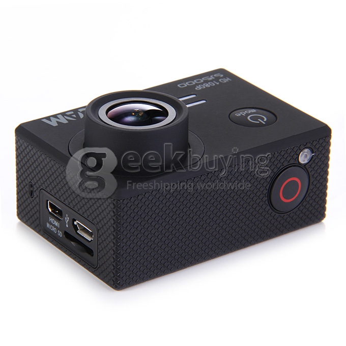 SJCAM SJ5000 Sports Camera Novatek 96655 14MP 1080P 2.0 Inch 170 Degrees Lens Diving HD Camcorder Car DVR - Black