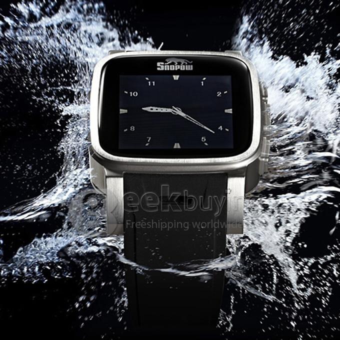 Snopow W1 Smart Watch Phone Bluetooth Watch IP68 1.6 inch 3.0MP Camera SIM Card Anti-lost Pedometer - Silver