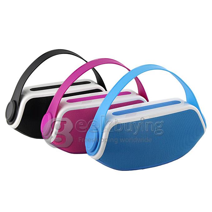 Portable Hand-held Wireless Bluetooth Audio Speaker Car Hands-free Call - Black